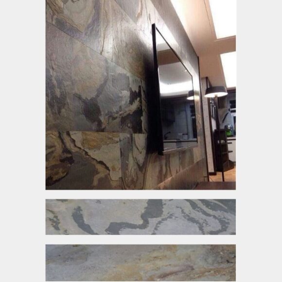 แผ่นหินวีเนียร์ แผ่นหินตกแต่ง แผ่นหินธรรมชาติวีเนียร์ สโตน วีเนียร์ Stone Veneer แผ่นหินแท้ 100% - Image 4